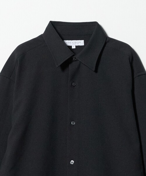 A DAY IN THE LIFE UNITED ARROWS(アデイインザライフユナイテッドアローズ)の「ウールライク ツイル リラックスシャツ<A DAY IN THE LIFE>(シャツ/ブラウス・メンズ・ライトグレー/モカ/ネイビー・M/L/S)」の5枚目の写真