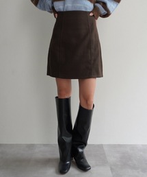 Rashik（ラシク）の「フェイクウールスカート（スカート・レディース）」