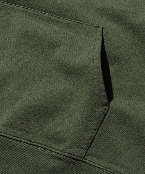 Valley Apparel（バレーアパレル）の「CAGE CODEパーカー（パーカー・メンズ・グリーン/ヘザーグレー・MEDIUM/LARGE/X-LARGE）」の11枚目の写真