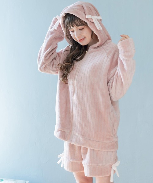 セール】もこもこ ショートパンツ ルームウェア パジャマ レディース