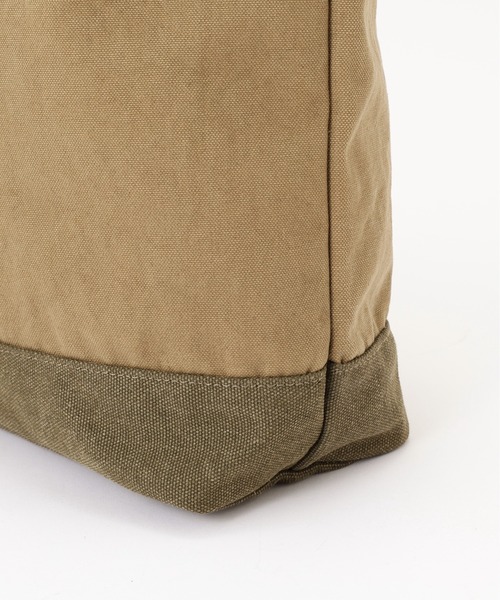AVIREX（アヴィレックス）の「COATING CANVAS TOTE BAG "CHERRY POINT" / コーティング キャンバス トートバッグ チェリーポイント / AVIREX / アヴィレックス（トートバッグ・メンズ・オリーブ・FREE）」の11枚目の写真