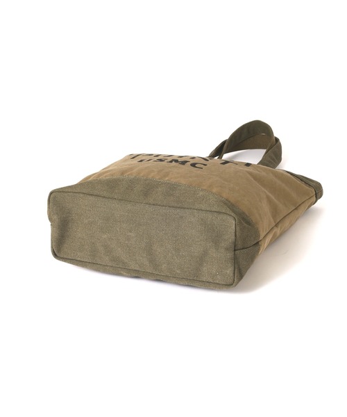 AVIREX（アヴィレックス）の「COATING CANVAS TOTE BAG "CHERRY POINT" / コーティング キャンバス トートバッグ チェリーポイント / AVIREX / アヴィレックス（トートバッグ・メンズ・オリーブ・FREE）」の12枚目の写真