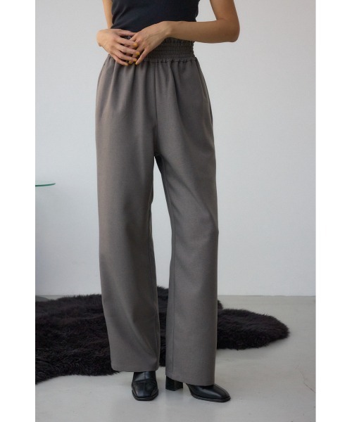 ワイドベルトツイルイージーパンツ（スラックス）｜AZUL BY MOUSSY