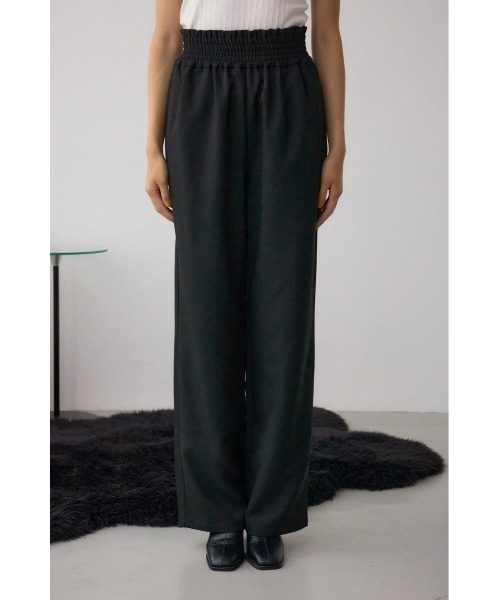 ワイドベルトツイルイージーパンツ（スラックス）｜AZUL BY MOUSSY