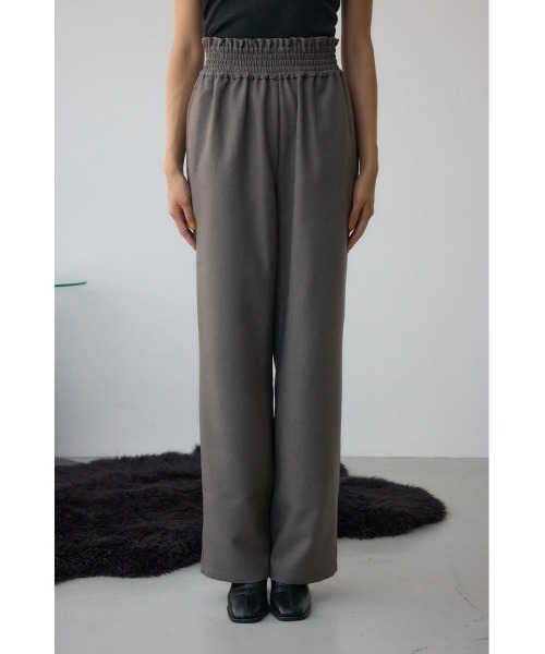 AZUL by moussy(アズールバイマウジー)の「【サイズ,身長別画像あり】ワイドベルトツイルイージーパンツ 秋服 冬服 スラックス ウエストゴム ツイル素材(スラックス・レディース・杢グレー/ブラック/ブラウン・SMALL/MEDIUM)」の17枚目の写真