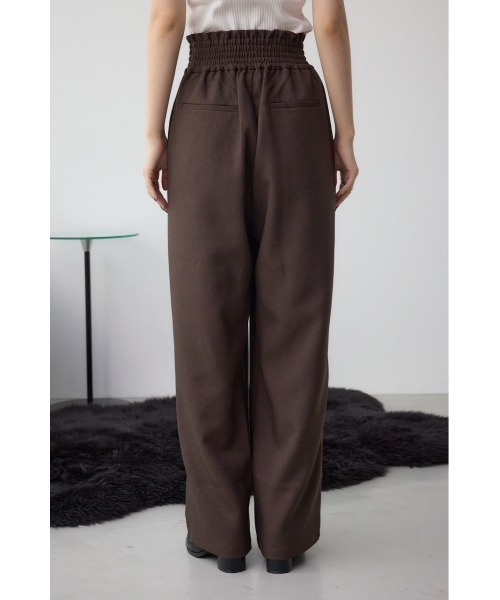 ワイドベルトツイルイージーパンツ（スラックス）｜AZUL BY MOUSSY