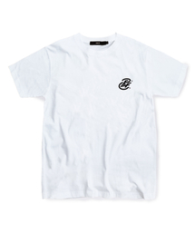 ブラックレタリングロゴTシャツホワイト