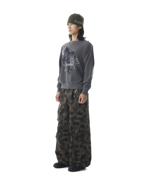 AAKAM（アーカム）の「Cross Studded Sweatshirts (Dark Gray)（スウェット・レディース・その他・1/2）」の8枚目の写真