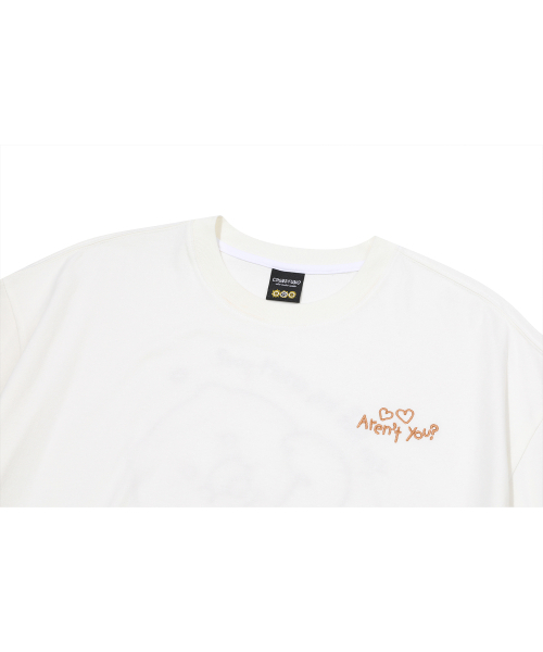 CPGN STUDIO（コンパーニョ）の「[CPGN x カカオフレンズ] キューティ春食刺繍半袖Tシャツクリーム（Tシャツ/カットソー・レディース・その他・LARGE/MEDIUM）」の4枚目の写真