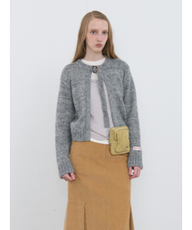 Belted Cardigan Grey