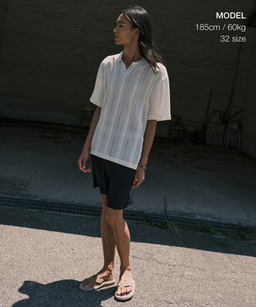 MUSINSA STANDARD（ムシンサスタンダード）の「エッセンシャルスイムショーツ[ブラック]（その他パンツ・メンズ・その他・26/28/38/42/36/34/32/30/40）」の2枚目の写真