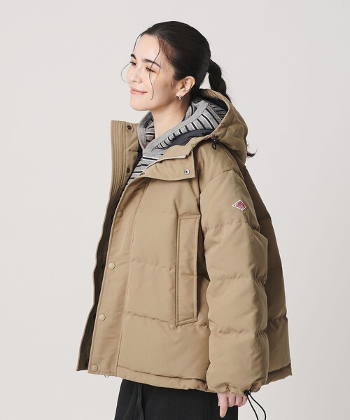 DANTON＞キルトダウン フードジャケット（ダウンジャケット/コート