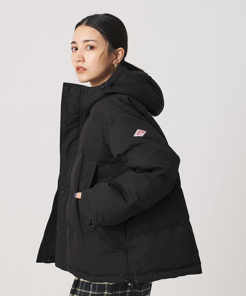 DANTON＞キルトダウン フードジャケット（ダウンジャケット/コート