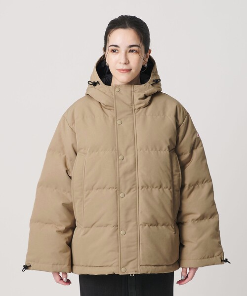 DANTON＞キルトダウン フードジャケット（ダウンジャケット/コート