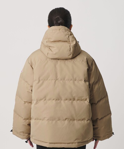 【DANTON】(ダントン)キルトダウンフードジャケット アイボリー S DANTON＞キルトダウン フードジャケット（ダウンジャケット/コート