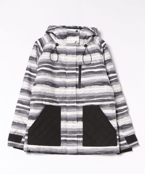 Hurley (ハーレー)の「【Hurley:ハーレー】レディーススノーウェア INSULATION DRAW CORD SNOW JKT(スポーツグッズ・レディース・オフホワイト/ブラック系その他/ベージュ/ピンク/ブラック×ホワイト/ブラック・SMALL/MEDIUM/LARGE)」の3枚目の写真