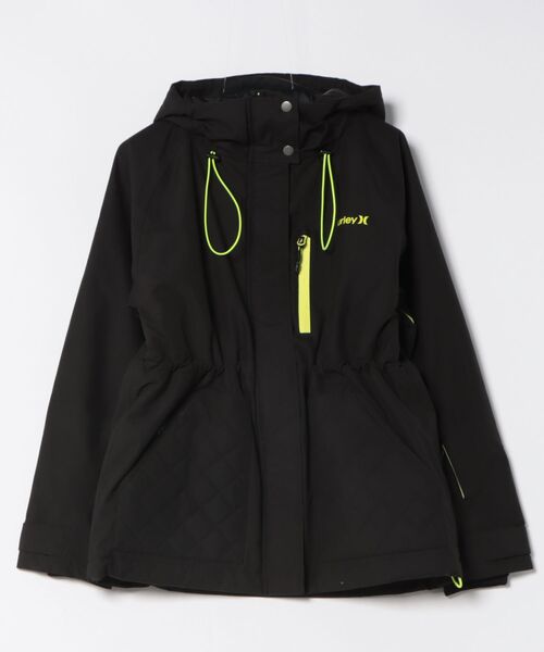 Hurley (ハーレー)の「【Hurley:ハーレー】レディーススノーウェア INSULATION DRAW CORD SNOW JKT(スポーツグッズ・レディース・オフホワイト/ブラック系その他/ベージュ/ピンク/ブラック×ホワイト/ブラック・SMALL/MEDIUM/LARGE)」の4枚目の写真