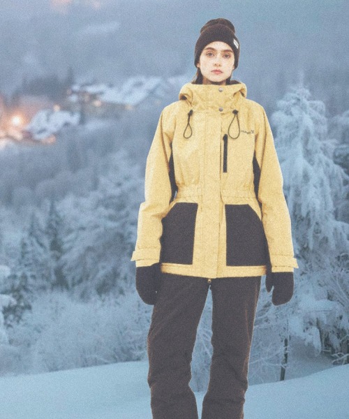 Hurley (ハーレー)の「【Hurley:ハーレー】レディーススノーウェア INSULATION DRAW CORD SNOW JKT(スポーツグッズ・レディース・オフホワイト/ブラック系その他/ベージュ/ピンク/ブラック×ホワイト/ブラック・SMALL/MEDIUM/LARGE)」の5枚目の写真