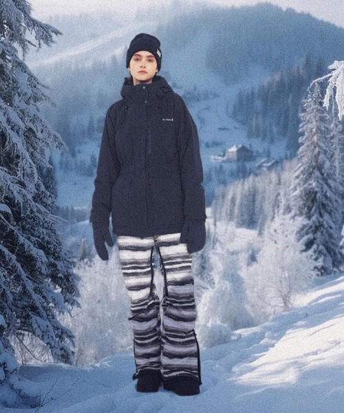Hurley (ハーレー)の「【Hurley:ハーレー】レディーススノーウェア INSULATION DRAW CORD SNOW JKT(スポーツグッズ・レディース・オフホワイト/ブラック系その他/ベージュ/ピンク/ブラック×ホワイト/ブラック・SMALL/MEDIUM/LARGE)」の1枚目の写真