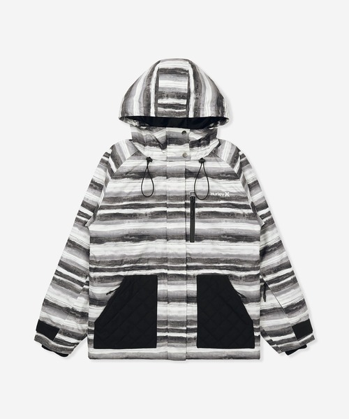 Hurley (ハーレー)の「【Hurley:ハーレー】レディーススノーウェア INSULATION DRAW CORD SNOW JKT(スポーツグッズ・レディース・オフホワイト/ブラック系その他/ベージュ/ピンク/ブラック×ホワイト/ブラック・SMALL/MEDIUM/LARGE)」の9枚目の写真