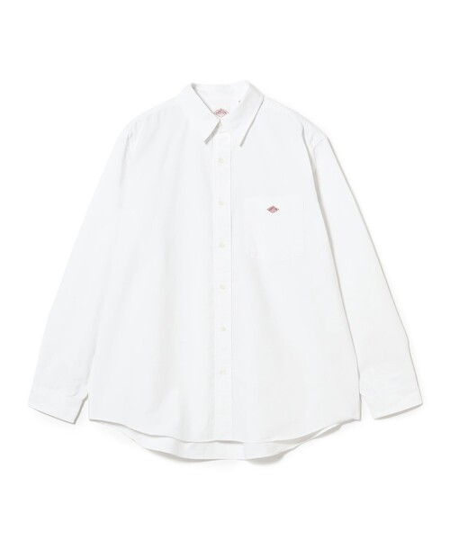 DANTON(ダントン)の「【別注】DANTON / COOLMAX(R)オックスフォード シャツ(シャツ/ブラウス・メンズ・ホワイト/サックスブルー/イエロー・X-LARGE/LARGE/SMALL/MEDIUM)」の2枚目の写真