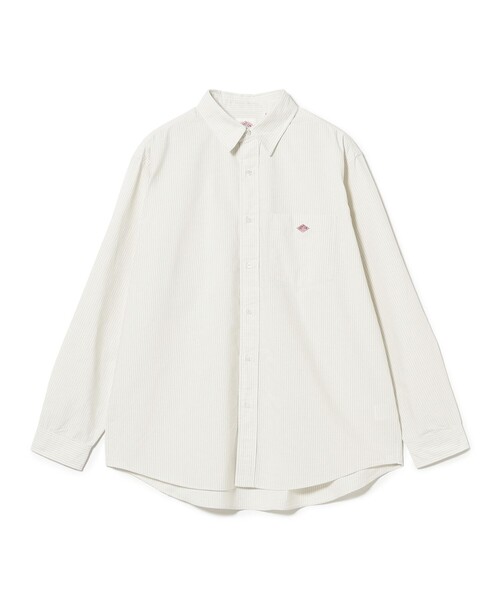 DANTON(ダントン)の「【別注】DANTON / COOLMAX(R)オックスフォード シャツ(シャツ/ブラウス・メンズ・ホワイト/サックスブルー/イエロー・X-LARGE/LARGE/SMALL/MEDIUM)」の4枚目の写真