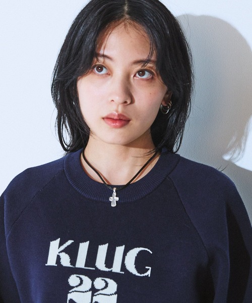 JEANASIS(ジーナシス)の「【シルバー925プレーティング】ヘンケイクロスネックレス/632740(ネックレス・レディース・シルバー/ブラック・FREE)」の10枚目の写真