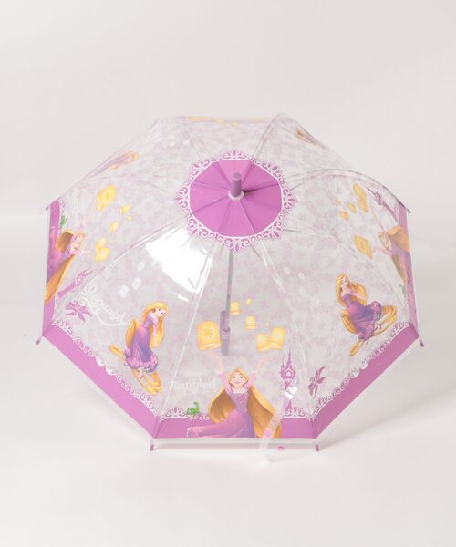 Disney（ディズニー）の「Disney ディズニー ラプンツェル キッズ こども ビニール傘（長傘・キッズ・パープル・50cm）」の2枚目の写真