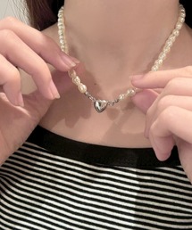 PRIVATE  BEACH（プライベートビーチ）の「ハートチャーム付きパールネックレス（ネックレス）」