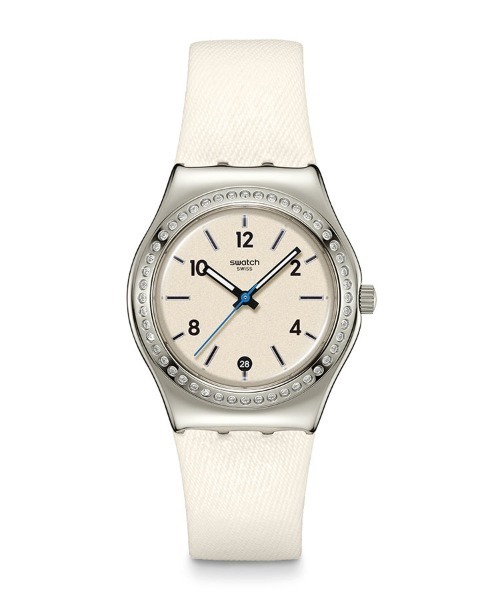 SWATCH(スウォッチ)の「GLACIAL PETALS(アナログ腕時計・レディース・ホワイト・FREE)」の2枚目の写真