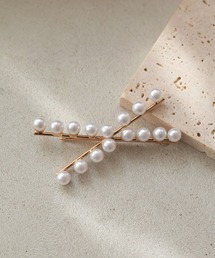 at.（アット）の「【at.】クロスパールヘアピン（ヘアピン）」