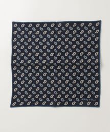 Holliday & Brown（ホリデーアンドブラウン）の「Holliday ＆ Brown / シルク ペイズリー柄 チーフ（ハンカチ/ハンドタオル）」