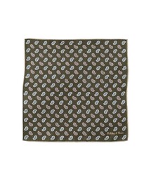 Holliday & Brown（ホリデーアンドブラウン）の「Holliday ＆ Brown / シルク ペイズリー柄 チーフ（ハンカチ/ハンドタオル）」