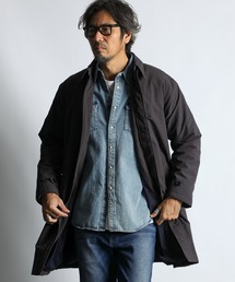 The DUFFER of ST.GEORGE | WATER-REPELLENT BAL COLLAR COAT：撥水 中綿 ステンカラーコート(ステンカラーコート)