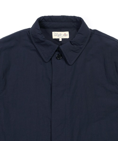 The DUFFER of ST.GEORGE（ザダファーオブセントジョージ）の「WATER-REPELLENT BAL COLLAR COAT：撥水 中綿 ステンカラーコート（ステンカラーコート・メンズ・ネイビー/チャコールグレー・X-LARGE/LARGE/MEDIUM/SMALL）」の14枚目の写真