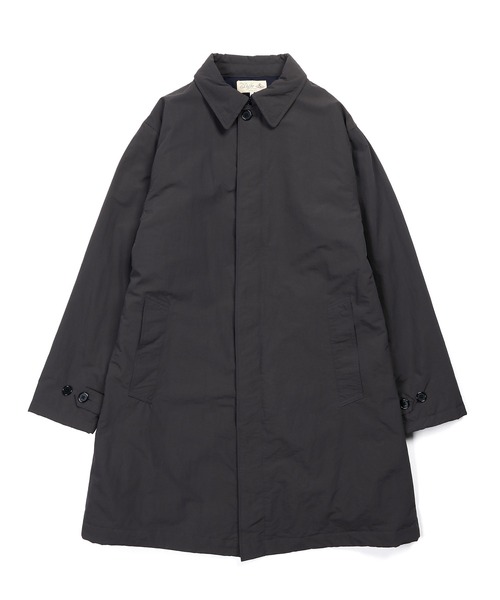 The DUFFER of ST.GEORGE（ザダファーオブセントジョージ）の「WATER-REPELLENT BAL COLLAR COAT：撥水 中綿 ステンカラーコート（ステンカラーコート・メンズ・ネイビー/チャコールグレー・X-LARGE/LARGE/MEDIUM/SMALL）」の11枚目の写真