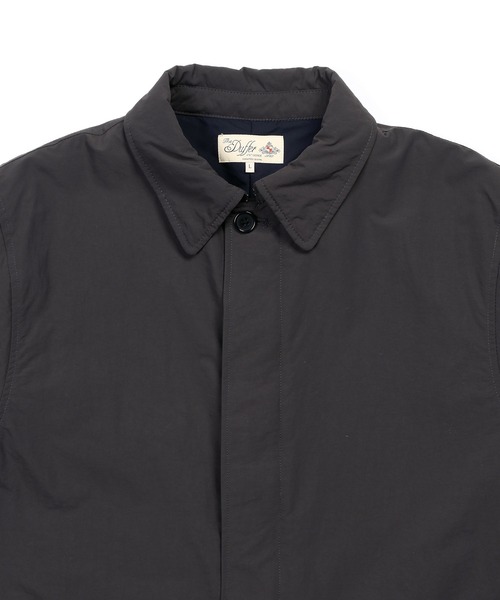 The DUFFER of ST.GEORGE（ザダファーオブセントジョージ）の「WATER-REPELLENT BAL COLLAR COAT：撥水 中綿 ステンカラーコート（ステンカラーコート・メンズ・ネイビー/チャコールグレー・X-LARGE/LARGE/MEDIUM/SMALL）」の13枚目の写真