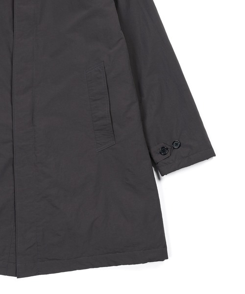 The DUFFER of ST.GEORGE（ザダファーオブセントジョージ）の「WATER-REPELLENT BAL COLLAR COAT：撥水 中綿 ステンカラーコート（ステンカラーコート・メンズ・ネイビー/チャコールグレー・X-LARGE/LARGE/MEDIUM/SMALL）」の15枚目の写真