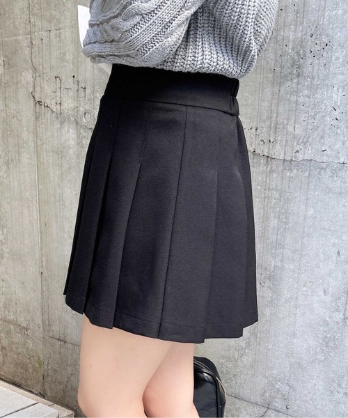INGNI（イング）の「プリーツミニスカパン（スカート・レディース・ブラック/グレー・FREE）」の13枚目の写真