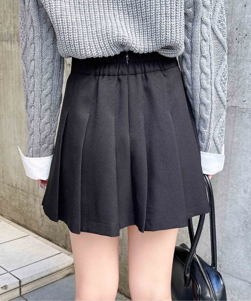 INGNI（イング）の「プリーツミニスカパン（スカート・レディース・ブラック/グレー・FREE）」の14枚目の写真