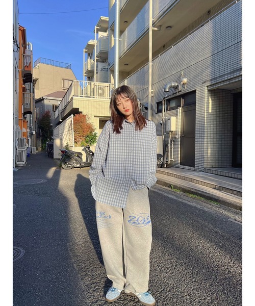 BGL(ビージーエル)の「PRINT SWEAT PANTS(スウェットパンツ・レディース・ブラック/グレー・XL/L/M/S)」の3枚目の写真