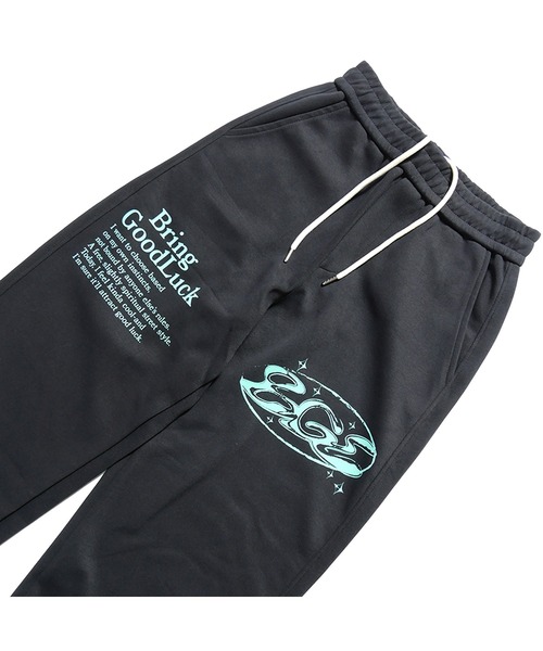 BGL(ビージーエル)の「PRINT SWEAT PANTS(スウェットパンツ・レディース・ブラック/グレー・XL/L/M/S)」の11枚目の写真