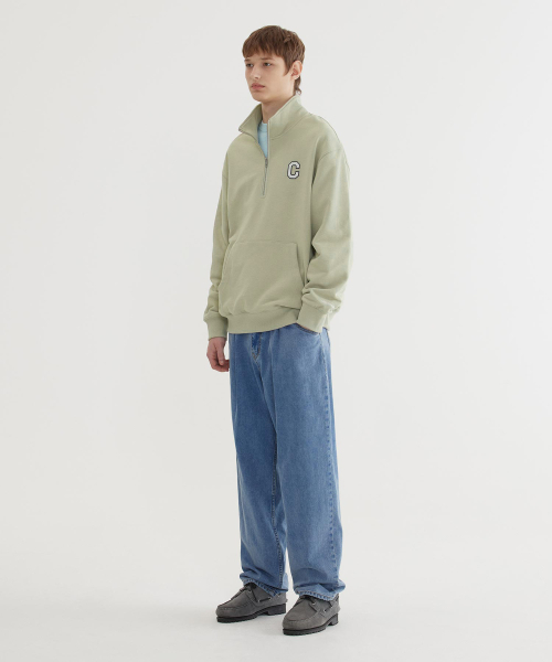 COVERNAT(カバーナット)の「Cロゴハーフジップマンツーマンライトカーキ(その他トップス・レディース・その他・X-LARGE/SMALL/MEDIUM/LARGE)」の8枚目の写真