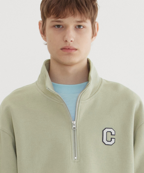 COVERNAT(カバーナット)の「Cロゴハーフジップマンツーマンライトカーキ(その他トップス・レディース・その他・X-LARGE/SMALL/MEDIUM/LARGE)」の6枚目の写真