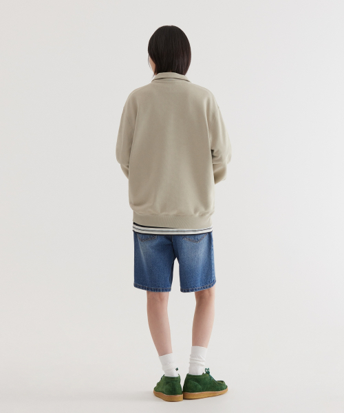 COVERNAT(カバーナット)の「Cロゴハーフジップマンツーマンライトカーキ(その他トップス・レディース・その他・X-LARGE/SMALL/MEDIUM/LARGE)」の2枚目の写真