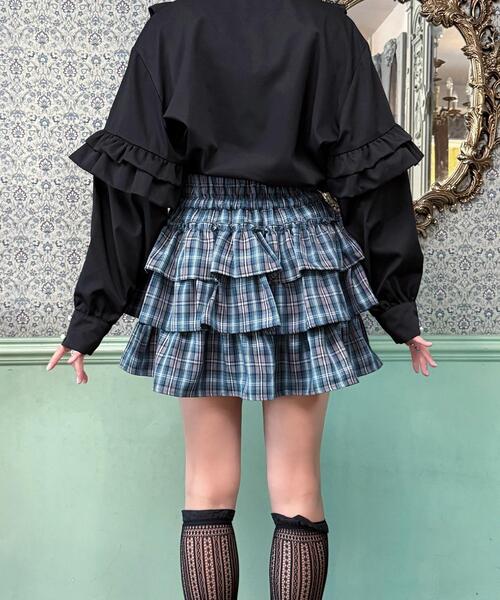 Whinny(ホワイニー)の「Whinny/ましゅまろリボン軍団(スカート・レディース・グレー系その他2/ブルー系その他2/ブラック・FREE)」の14枚目の写真