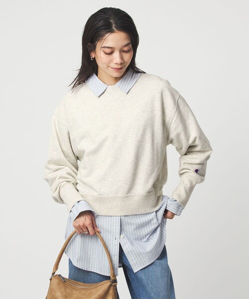 別注】＜Champion＞ロングスリーブ スウェット プルオーバー