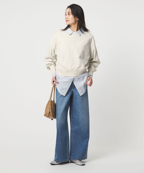 Champion(チャンピオン)の「【別注】<Champion>ロングスリーブ スウェット プルオーバー(スウェット・レディース・ナチュラル/ブラック/ライトブルー・FREE)」の13枚目の写真