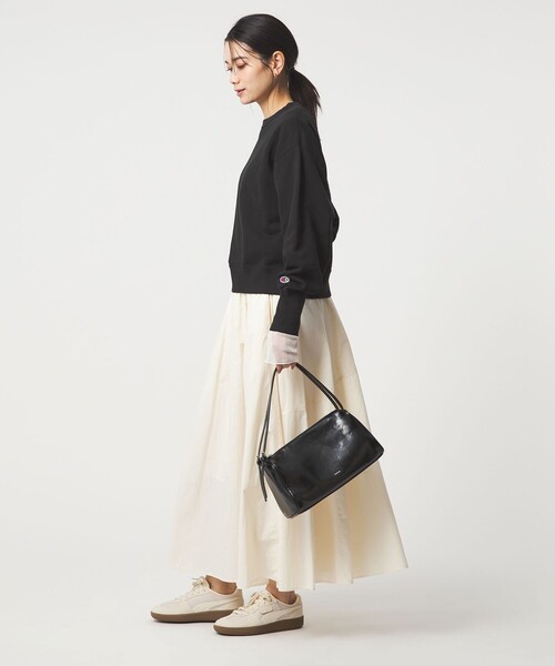 Champion(チャンピオン)の「【別注】<Champion>ロングスリーブ スウェット プルオーバー(スウェット・レディース・ナチュラル/ブラック/ライトブルー・FREE)」の16枚目の写真