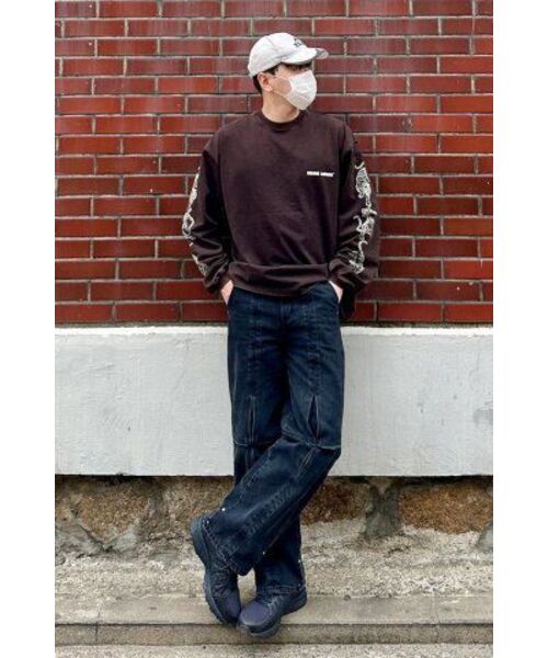 UNGIMMICK(アンジミック)の「FLOWER WORK DENIM PANTS (BLACK)(デニムパンツ・メンズ・その他・SMALL/MEDIUM)」の11枚目の写真
